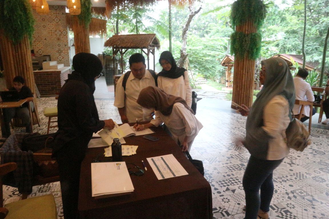 Registrasi dan penyambutan peserta